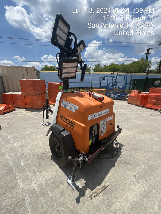 2024 Generac MLT2 Diesel, Flex Switch 120V Input, Powerzone Controller, 
(4) 320W LED Lights, 4kW Generator, 39.9 Gal Fuel Tank, 2" Ball, T3