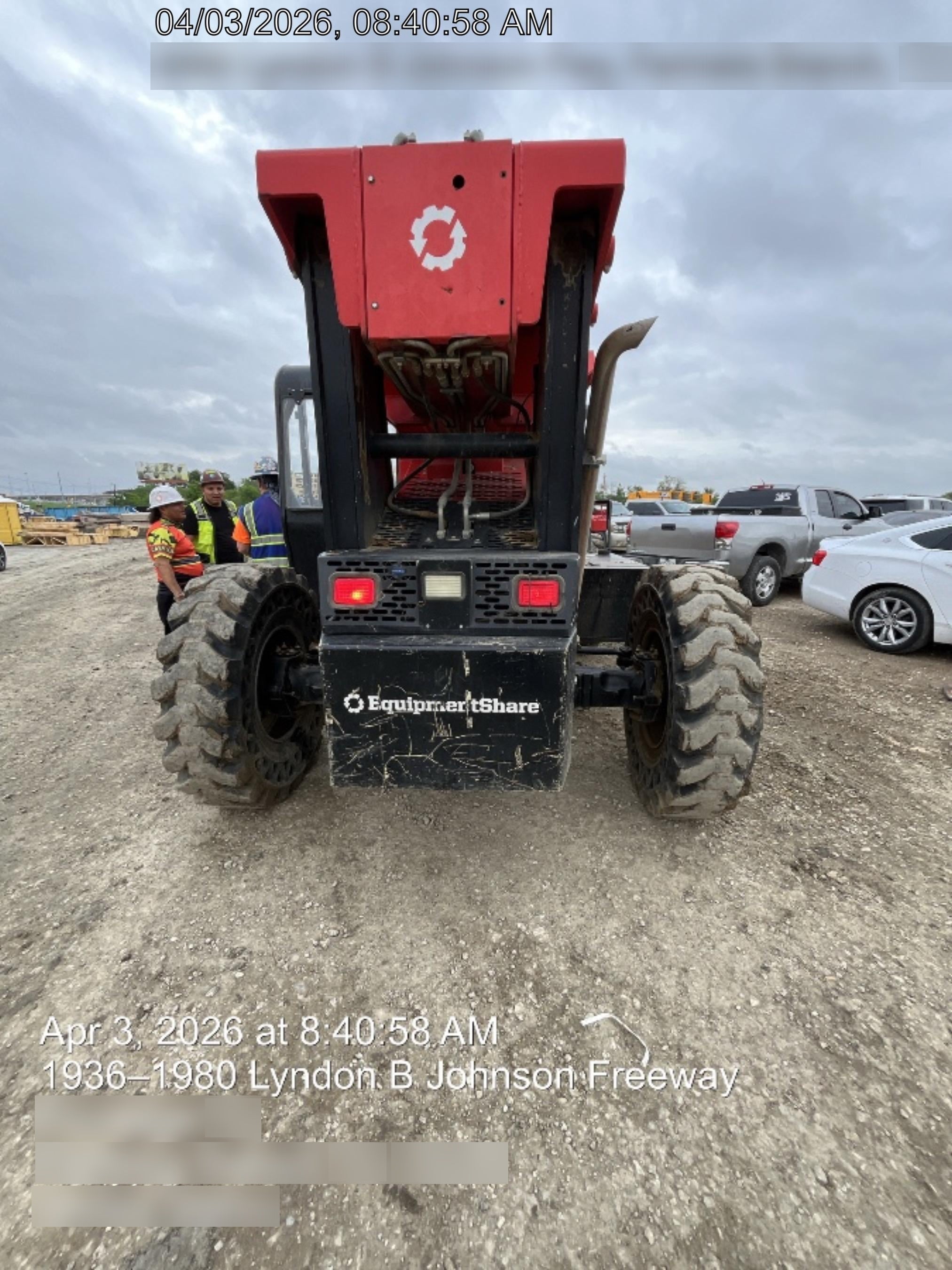 2019 Manitou MTA10055 Canopy, 120 HP, Solid Tires, Work Lights, Lift Hook, Auxiliary Hydraulics 66" Carriage and 60" Forks