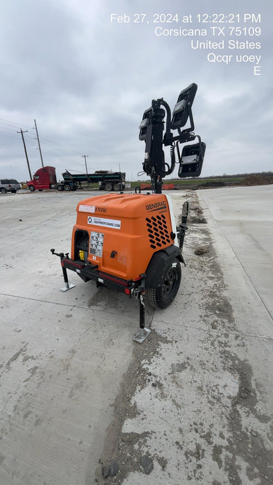 2023 Generac MLT2 Diesel, Flex Switch 120V Input, Powerzone Controller, 
(4) 320W LED Lights, 4kW Generator, 39.9 Gal Fuel Tank, 2" Ball, T3