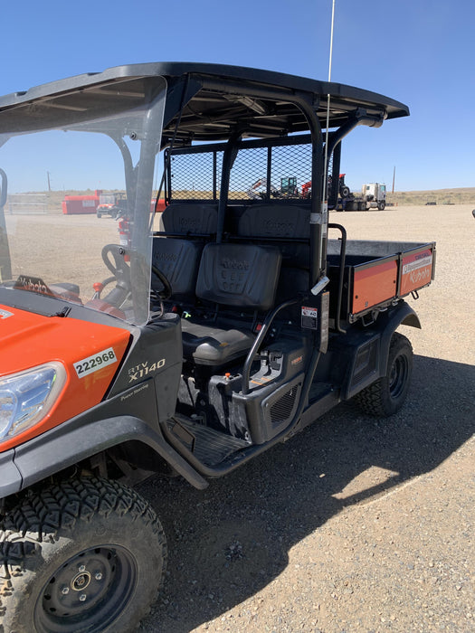 2022 Kubota RTV-X1140W-H Plastic Canopy, Windshield Acrylic Clear, LED Strobe Light, Wire Harness Kit, Back up Alarm