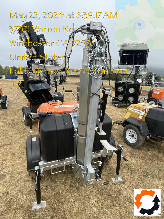 2024 Wanco WLTT-4MM4K Diesel, Deep Sea Controller, Shore Power Plug, Auto Start, (4) 350W LED Floodlights, 4kW Generator, 60 Gal Fuel Tank, 2" Ball, T3