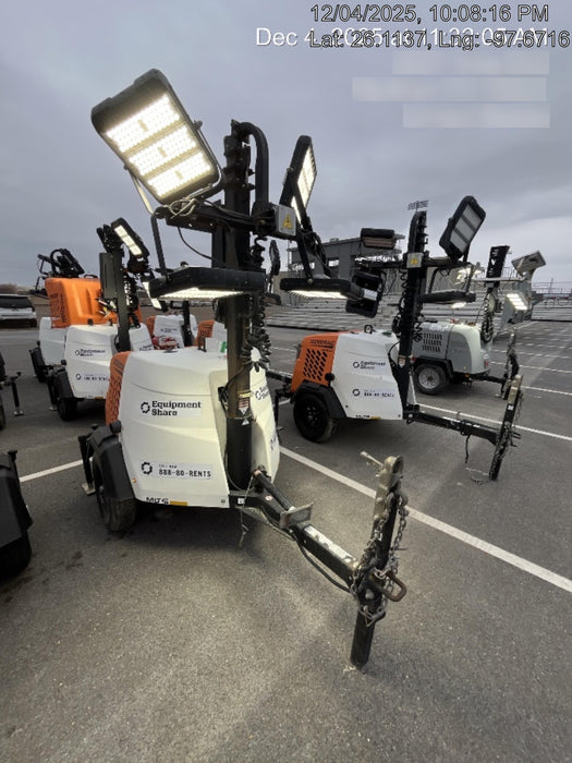 2024 Generac MLT2 Diesel, Flex Switch 120V Input, Powerzone Controller, 
(4) 320W LED Lights, 4kW Generator, 39.9 Gal Fuel Tank, 2" Ball, T3