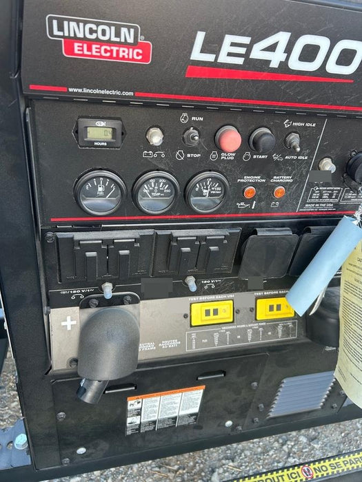 2022 Lincoln Electric LE400 Kubota V1505, Trlr, Cable Rack, Light Kit, ES Decals, T3