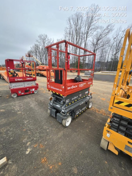 2024 Skyjack SJ3219 Electric Drive, Sld NM Tires, DBcns, RFRails, Power to Platform, T3 + Access Control