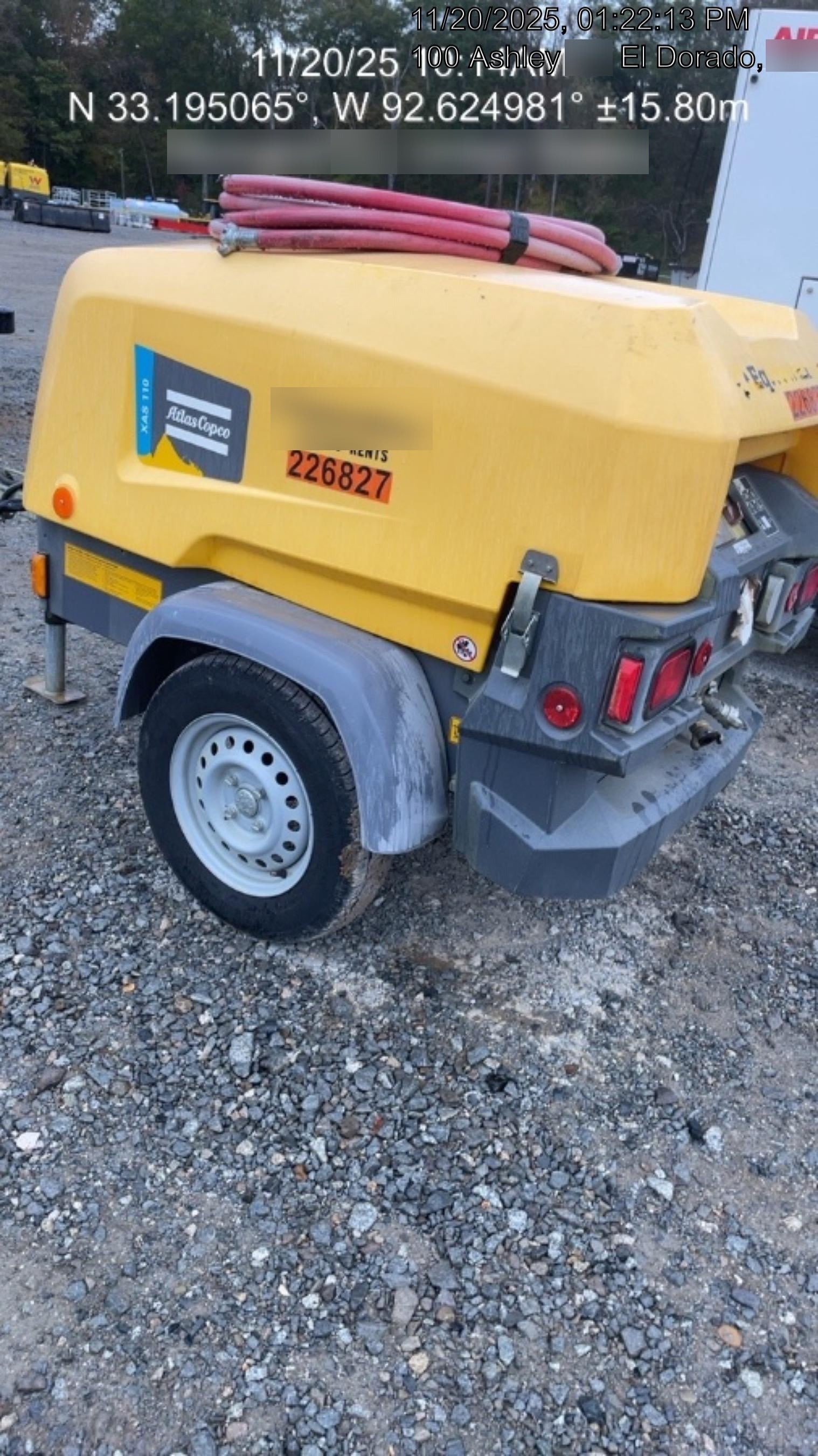 2022 ATLAS COPCO XAS 110