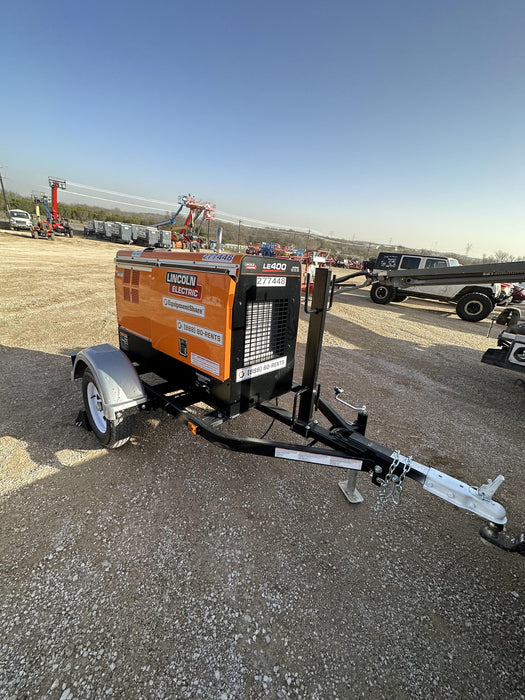 2022 Lincoln Electric LE400 Kubota V1505, Trlr, Cable Rack, Light Kit, ES Decals, T3