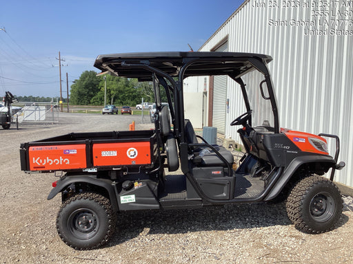 2023 Kubota RTV-X1140W-H 4WD, LED Strobe, Windshield Acrylic Clear, Plastic Canopy, Wire Harness Kit, Backup Alarm