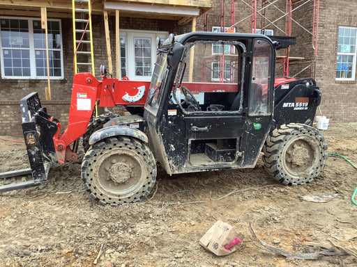 2020 Manitou MTA5519 Cab/Heat/Air, Solid Tires, Work Lights, Beacon, Aux Hydraulics, Back up Alarm, Mirrors, ES Keypad