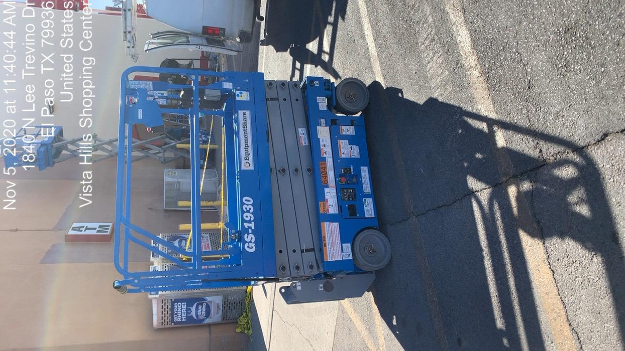 2020 Genie GS-1930 Standard Machine