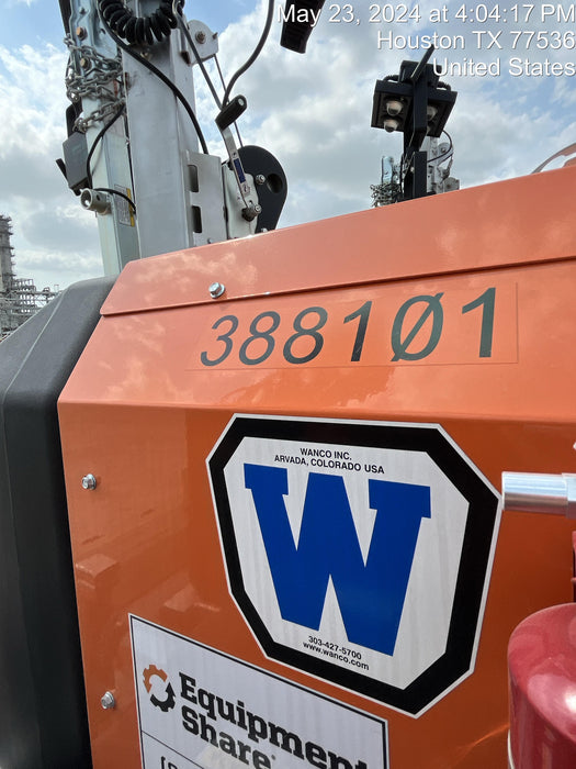 2024 Wanco WLTT-4MM4K Diesel, Deep Sea Controller, Shore Power Plug, Auto Start, (4) 350W LED Floodlights, 4kW Generator, 60 Gal Fuel Tank, 2" Ball, T3