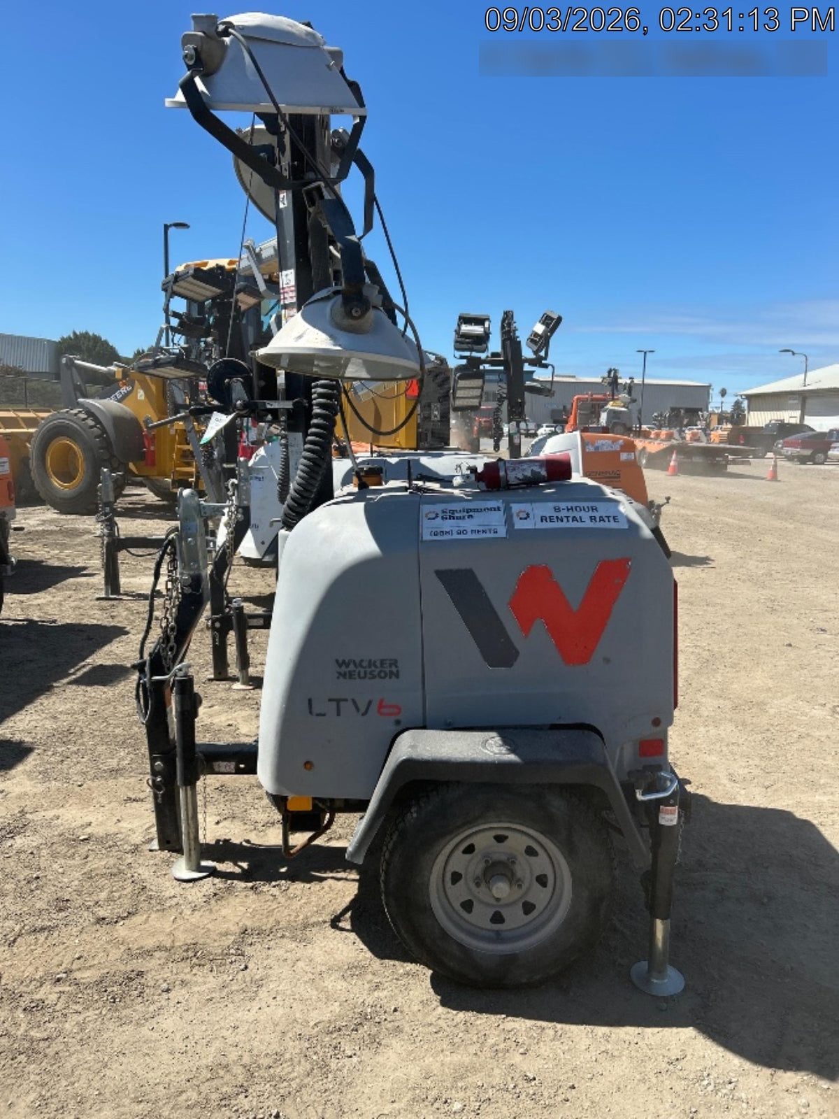 2019 Wacker Neuson LTV6L-MH Standard Options