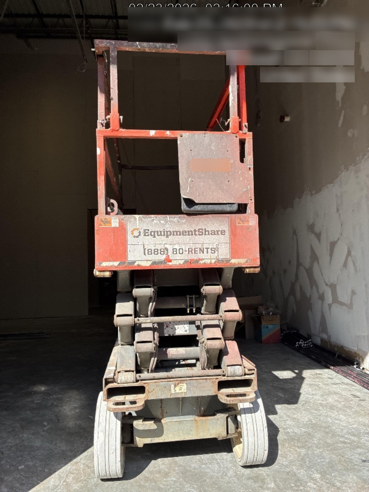 2019 Skyjack SJIII-3226 Standard Options, Trojan Batteries