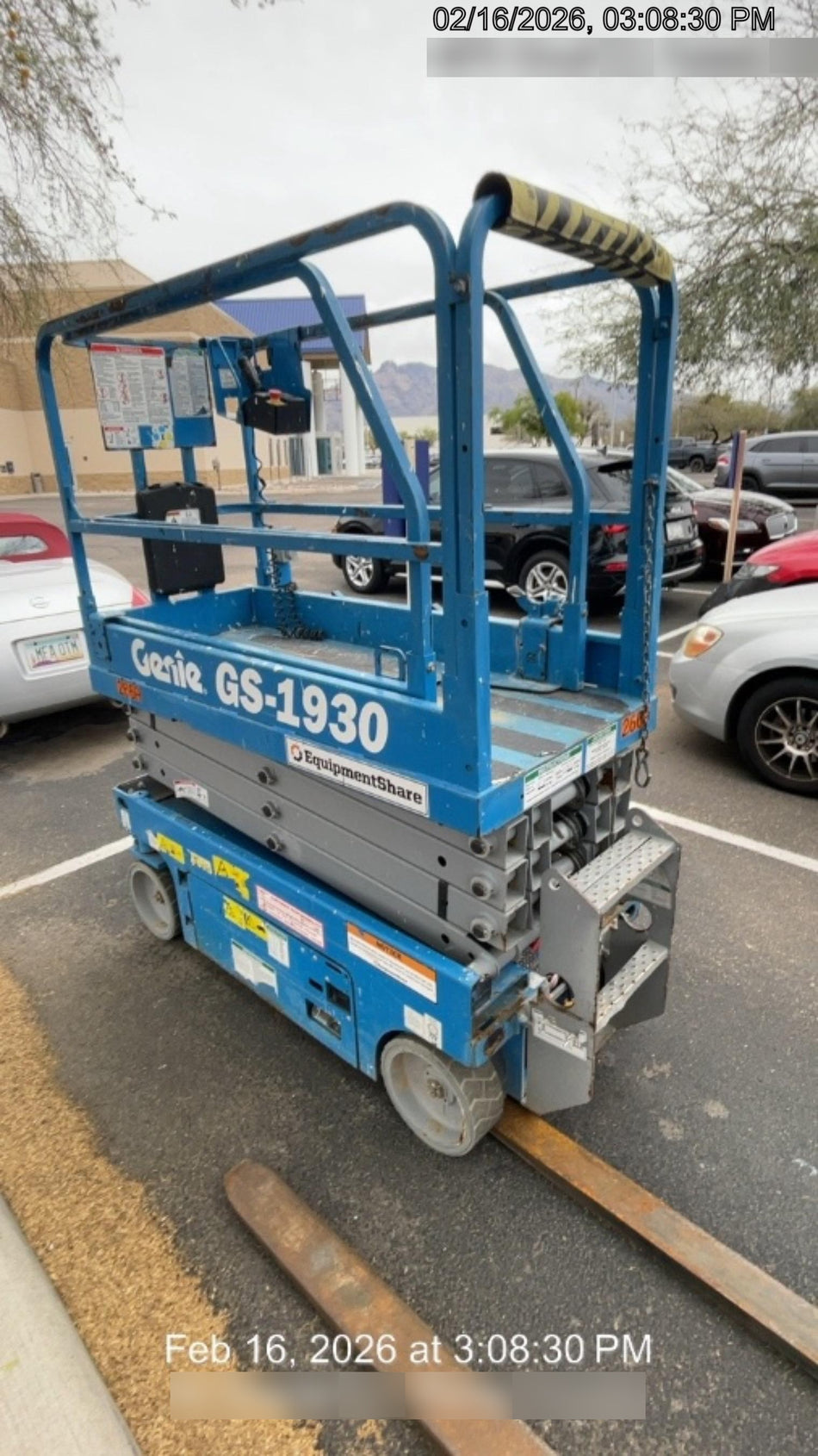 2016 Genie GS-1930 Genie GS-1930 Scissor Lift