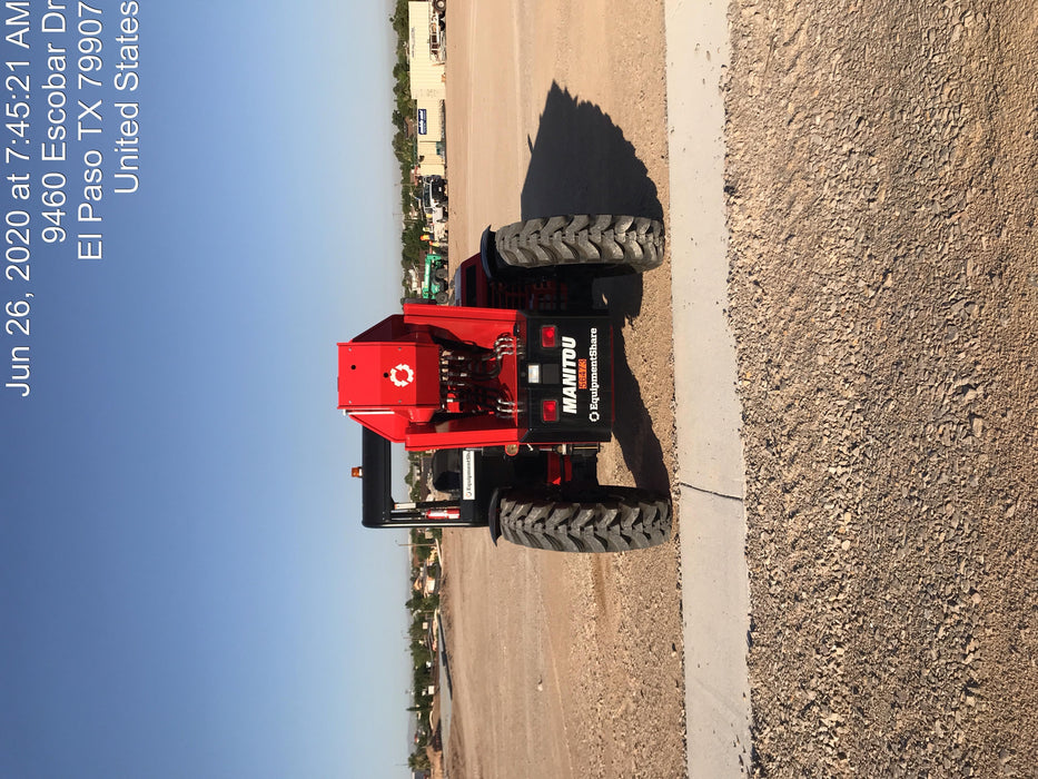 2020 Manitou MTA12055SER3 Canopy, Solid Tires, Amber Strobe, Lift Hook w/66" Carriage, 60" Forks