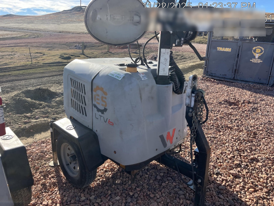 2018 Wacker Neuson LTV6L-MH Wacker Neuson LTV6L Mobile Light Tower w/Fuel Level Sensor Installed