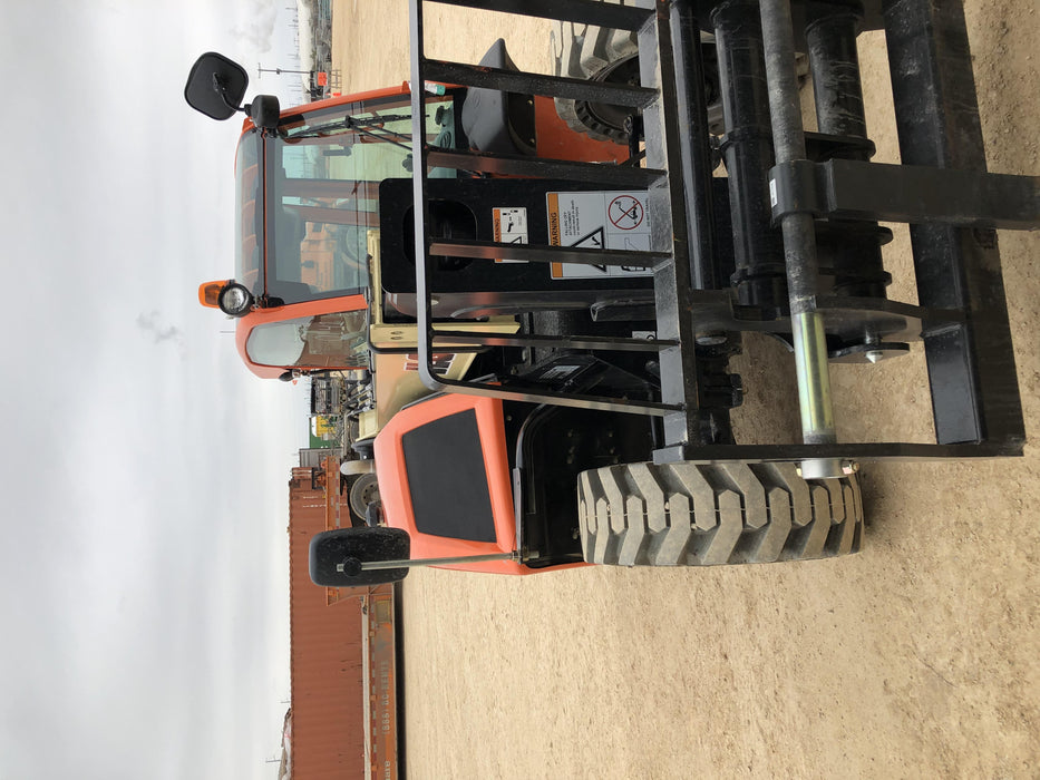 2020 JLG G5-18A Cab/Heat/Air, NM Solid Tires, Beacon w/48" Carriage, 48" Pallet Forks