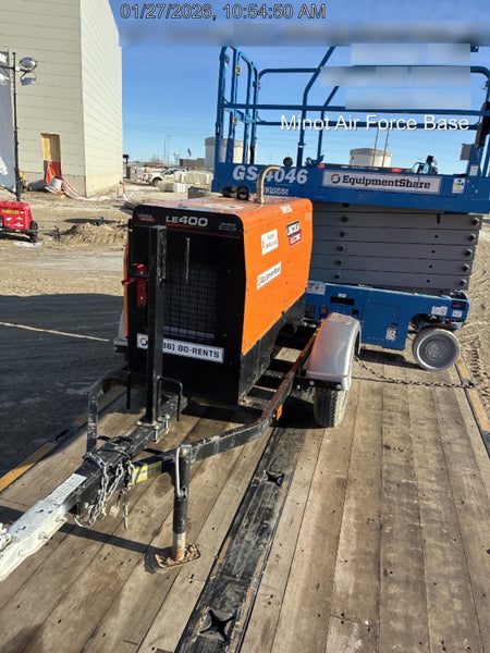 2022 Lincoln Electric LE400 Kubota V1505, Trlr, Cable Rack, Light Kit, ES Decals, T3