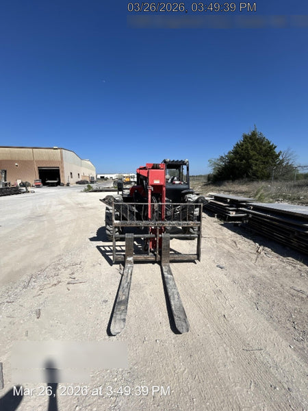 2019 Manitou 12042 Canopy, 120 HP , Solid Tires, Work Lights, Lift Hook, Auxiliary Hydraulics 66" Carriage and 60" Forks