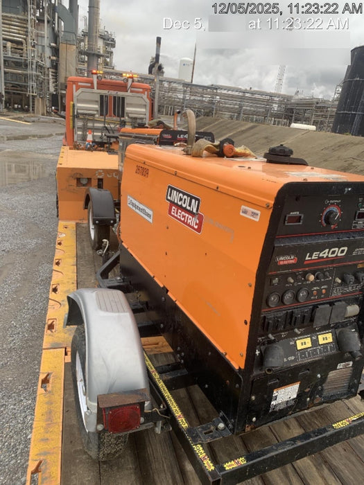 2022 Lincoln Electric LE400 Kubota V1505, Trlr, Cable Rack, Light Kit, ES Decals, T3