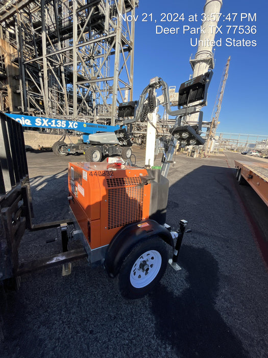 2024 Wanco WLTT-4MM4K Diesel, Deep Sea Controller, Shore Power Plug, Auto Start, (4) 350W LED Floodlights, 4kW Generator, 60 Gal Fuel Tank, 2" Ball, T3