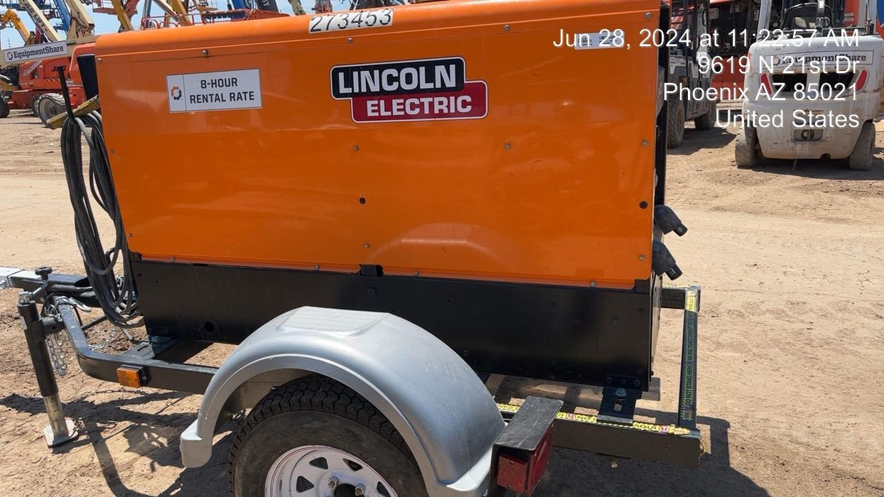 2022 Lincoln Electric LE400 Kubota V1505, Trlr, Cable Rack, Light Kit, ES Decals, T3