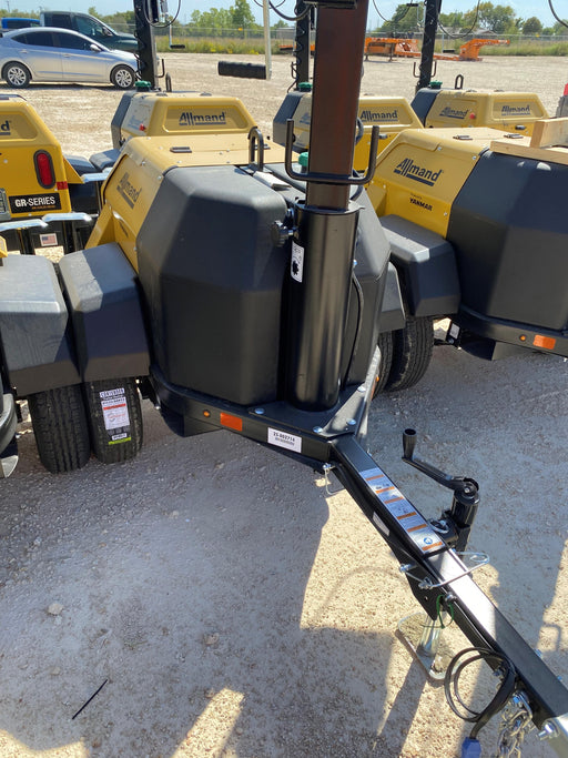 2022 Allmand NLV3GR (4) LED Light Fixture 350W, 23' Vertical Mast, 3kW Prime, Towable, ES Decals, T3