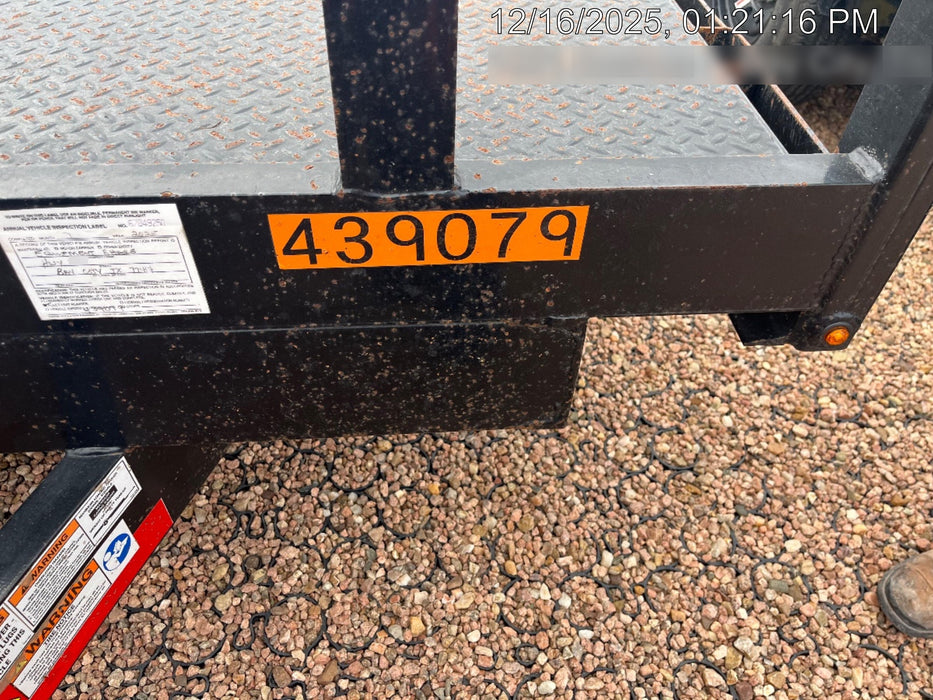 2024 TEXAS PRIDE TRAILERS 21' Lowboy Gravity Tilt Bed 14K Bumper Pull Trailer