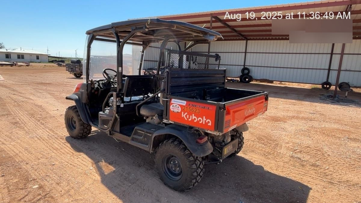 2022 Kubota RTV-X1140W-H Plastic Canopy, Windshield Acrylic Clear, LED Strobe Light, Wire Harness Kit, Back up Alarm