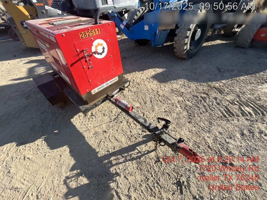 2022 Shindaiwa DGW400MDL Kubota D902 Engine, 23 HP, Dual Op Welder, Wire, Arc, Droop Stick, Tig, and CC Stick Functionality, Simulphase, 3 Phase and 1 Phase Gen Output, Single Axle NB Trlr, Slr Trckl Chrg 12V 12W, Fire Ext