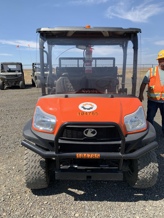 2020 Kubota RTV-X1140W-H 4WD utility cart -LED strobe -Windshield tempered glass -Plastic canopy -Wire harness kit -Backup alarm