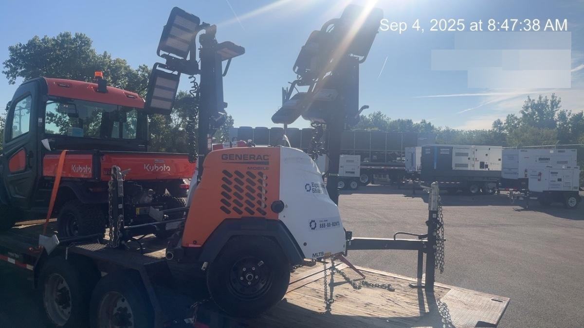 2024 Generac MLT2 Diesel, Flex Switch 120V Input, Powerzone Controller, 
(4) 320W LED Lights, 4kW Generator, 39.9 Gal Fuel Tank, 2" Ball, T3