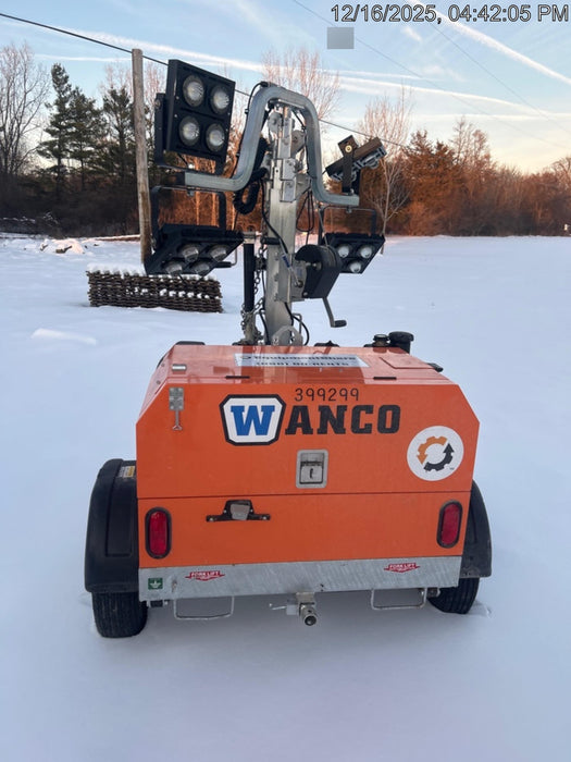 2024 Wanco WLTT-4MM4K Diesel, Deep Sea Controller, Shore Power Plug, Auto Start, (4) 350W LED Floodlights, 4kW Generator, 60 Gal Fuel Tank, 2" Ball, T3