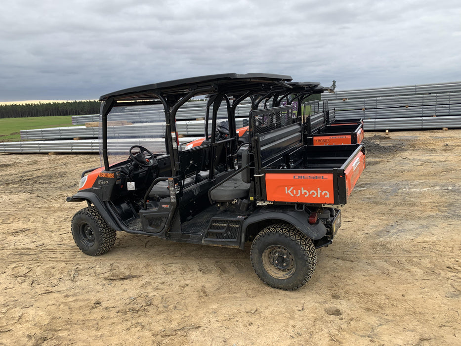 2021 Kubota RTV-X1140W-H Plastic Canopy, Windshield Acrylic Clear, LED Strobe Light, Wire Harness Kit, Back up Alarm