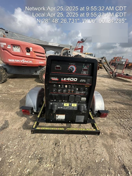 2022 Lincoln Electric LE400 Kubota V1505, Trlr, Cable Rack, Light Kit, ES Decals, T3