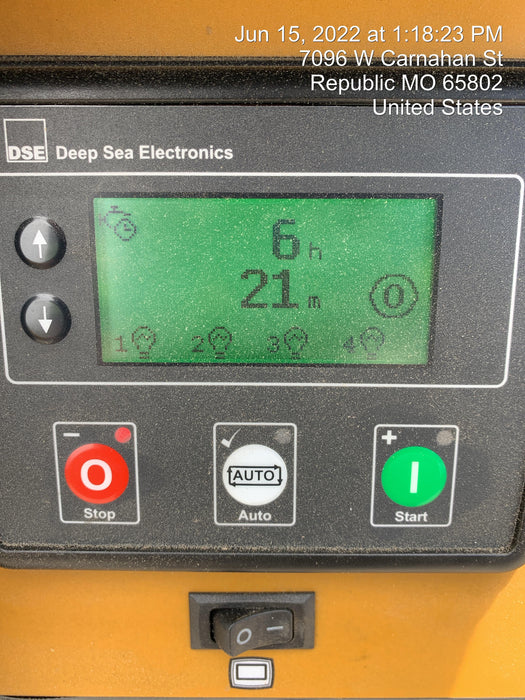 2022 Allmand NLV3GR (4) LED Light Fixture 350W, 23' Vertical Mast, 3kW Prime, Towable, Deep Sea L401, Leveling Jacks, Yanmar T4F 5.8hp