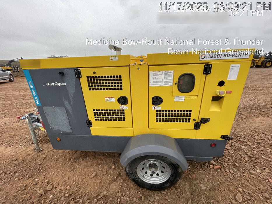 2020 ATLAS COPCO PAS 150 HF CS Enclosed