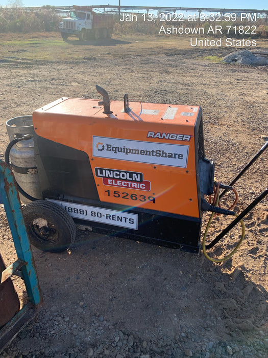 2021 Lincoln Electric Ranger 305 LPG LPG One-Pak (includes undercarriage, tank holder & tank strap) ORANGE