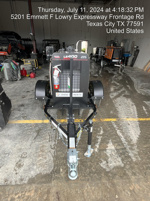 2024 Lincoln Electric LE400 Kubota V1505, Trlr, Cable Rack, Light Kit, ES Decals, T3