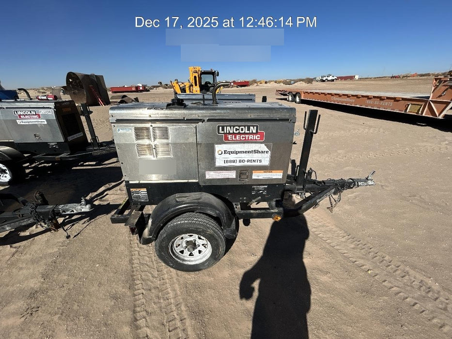 2019 Lincoln Electric Vantage 322 Lincoln Vantage 322 Welder w/Trailer, Light Kit, Cable Rack