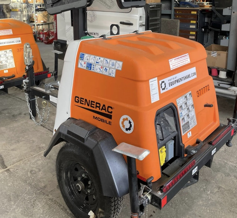2023 Generac MLT2 Diesel, Flex Switch 120V Input, Powerzone Controller, 
(4) 320W LED Lights, 4kW Generator, 39.9 Gal Fuel Tank, 2" Ball, T3