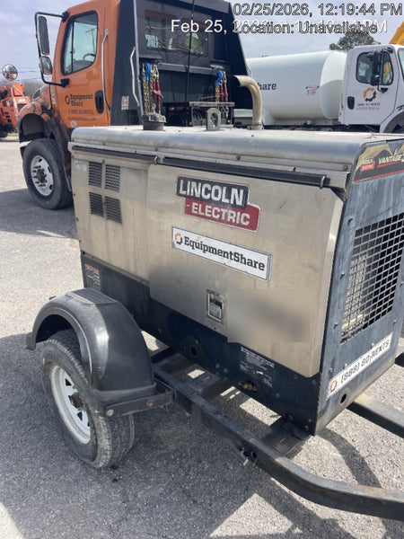 2019 Lincoln Electric Vantage 322 Ready-Pak 3, Two Wheel Trailer, Fender and Light Kit, Cable Rack