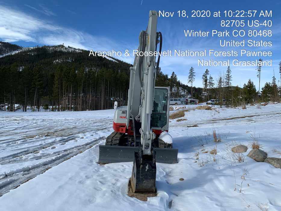 2020 Takeuchi TB290C Cab/Heat/Air, Rubber Tracks, Manual TAG QC