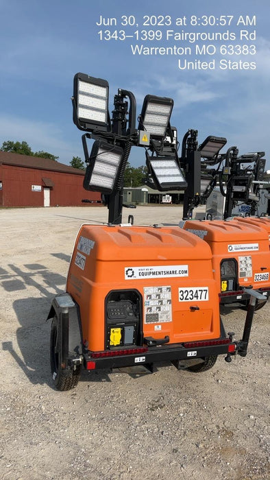 2023 Generac MLT2 Diesel, Flex Switch 120V Input, Powerzone Controller, (4) 320W LED Lights, 4kW Generator, 39.9 Gal Fuel Tank, 2" Ball, T3