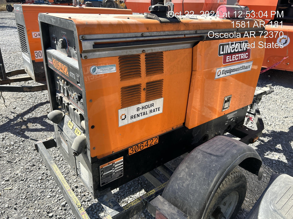 2023 Lincoln Electric LE400 Kubota V1505, Trlr, Cable Rack, Light Kit, ES Decals, T3