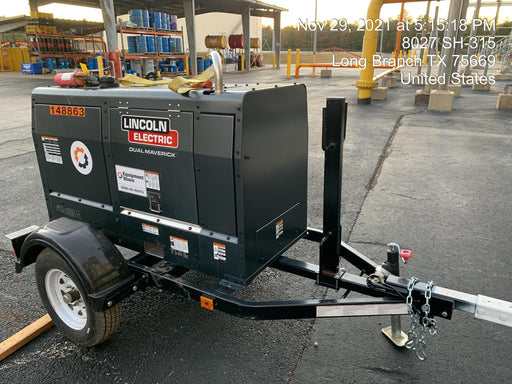 2021 Lincoln Electric Dual Maverick 200/200X Ready Pak 3 (includes trailer, cable rack, fender light kit)