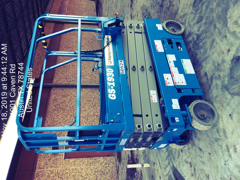 2019 Genie GS-1930 Fixed Rails with Chain Entry