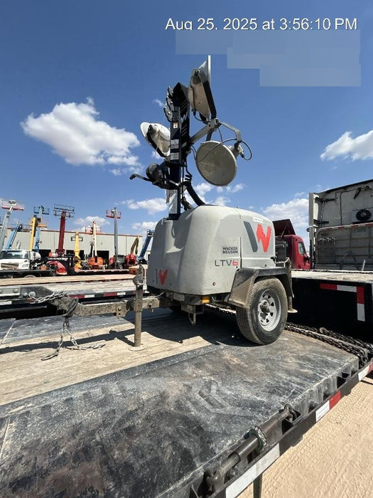 2018 Wacker Neuson LTV6L-MH Wacker Neuson LTV6L Mobile Light Tower w/Fuel Level Sensor Installed