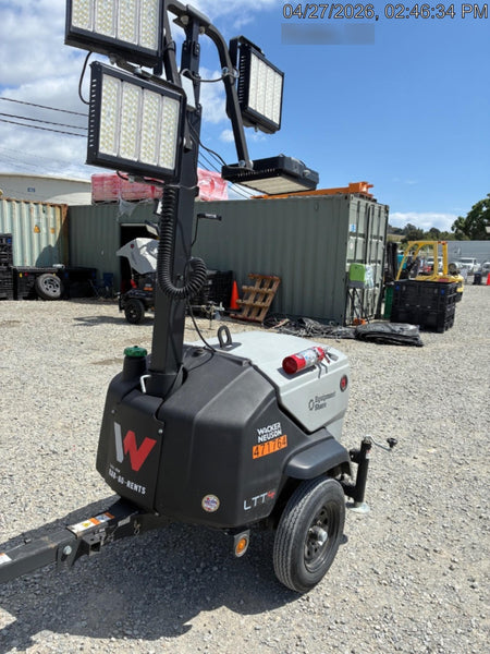 2024 Wacker Neuson LTT4 Diesel, Kohler KDW702, Deep Sea Controller, Auto Start, LED 320W, Bypass Outlet, T3