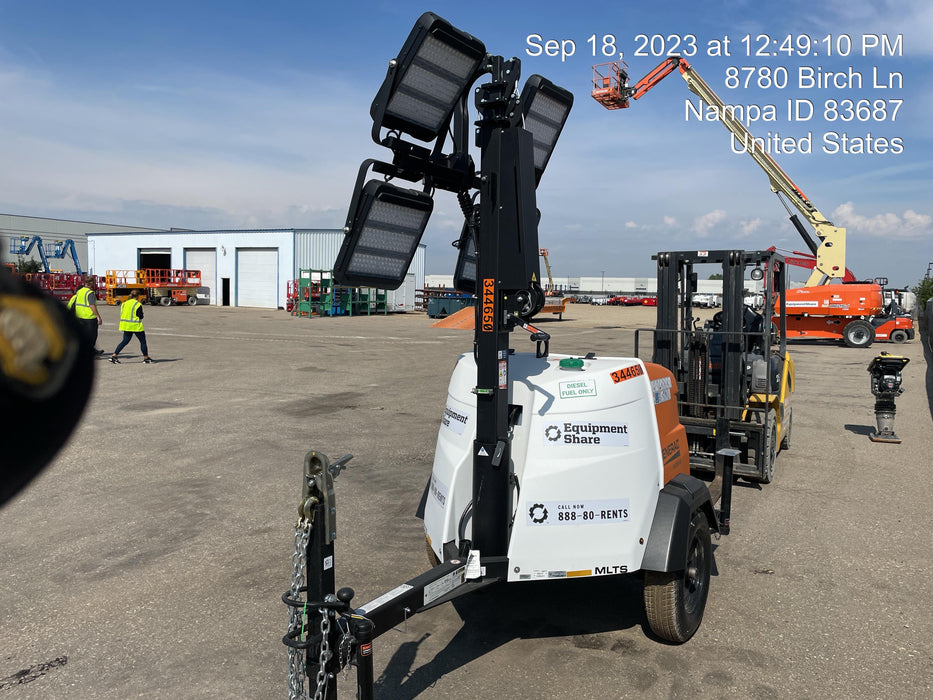 2023 Generac MLT2 Diesel, Flex Switch 120V Input, Powerzone Controller, (4) 320W LED Lights, 4kW Generator, 39.9 Gal Fuel Tank, 2" Ball, T3