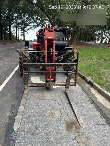 2020 Manitou MTA10055 Canopy, 120 HP, Solid Tires, Work Lights, Lift Hook, Auxiliary Hydraulics w/66" Carriage and 60" Forks